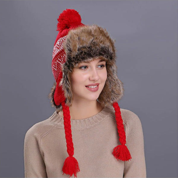 Chapka rouge bonnet